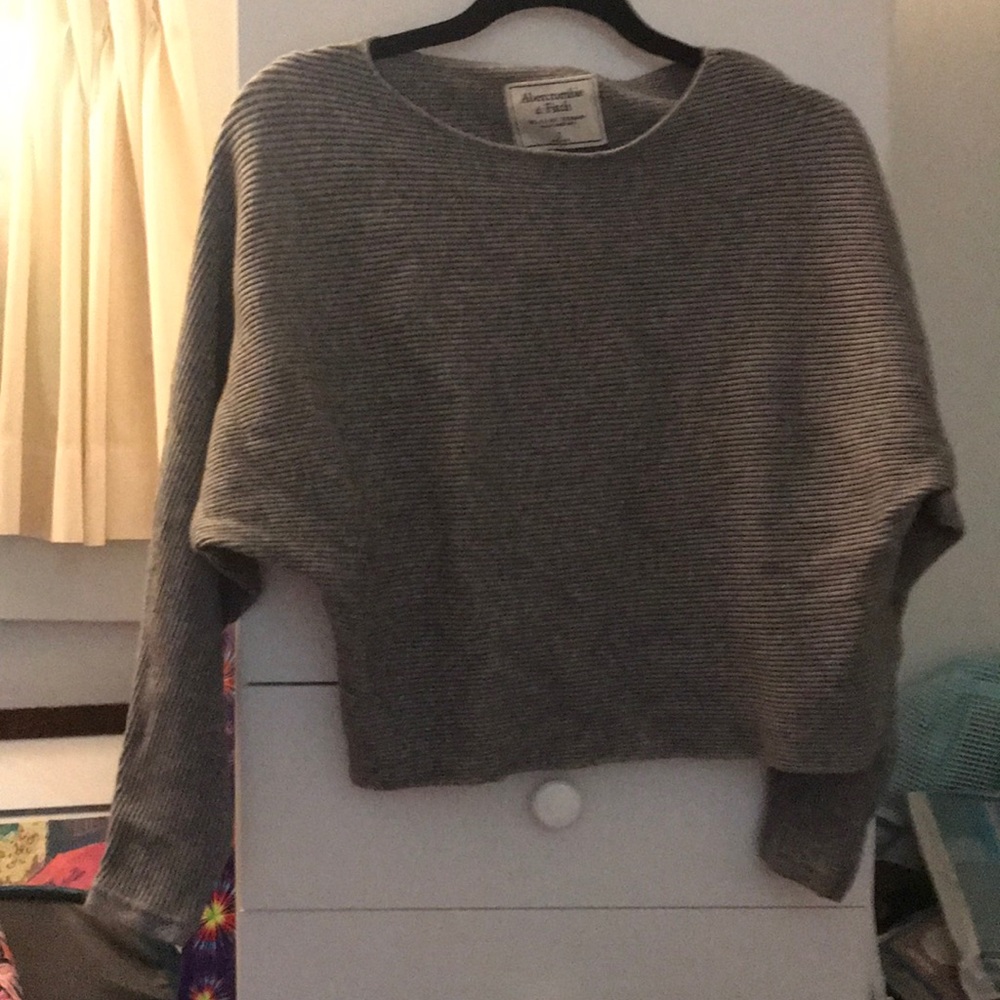 gray sweater